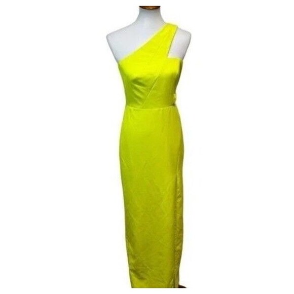 Aidan Mattox Aidan Mattox MN1E203657 - Asymmetric High Slit Evening Gown Size 6 - Picture 5 of 13